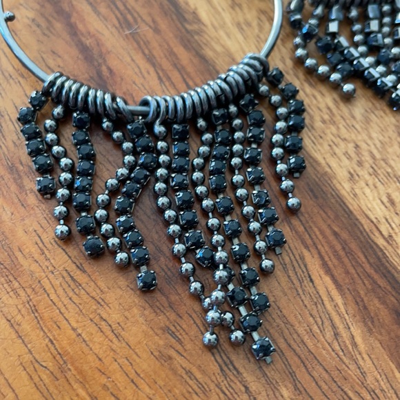 Beautiful dangling hoop earrings - Picture 4 of 7